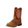 Youth's Ariat Fatbaby Cowgirl Boot #10017309 (3.5Y-6Y) -Durango Shop 10017309 3 4 front
