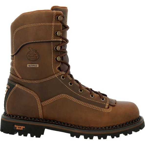 Men's Georgia AMP LT Low Heel Logger Waterproof Work Boot #GB00472 4 Men's Georgia AMP LT Low Heel Logger Waterproof Work Boot #GB00472 - Image 2