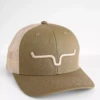 Men's Kimes Weekly Trucker Moss/Tan Cap -Durango Shop 5e24c8fa27fb94f6f9b3b8fe988c5590