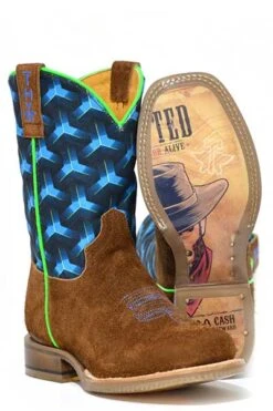 Youth's Tin Haul Kaleidoscope Western Boot #14-119-0101-5014 -Durango Shop 6385375135338df012e3237aa482bce3