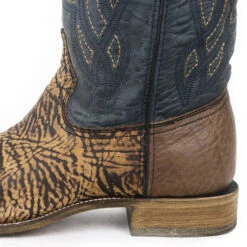 Men's Corral Brown & Blue Western Boot #A3921-C -Durango Shop A3921 LargeSideSQR