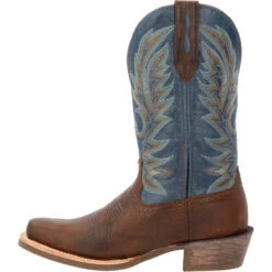 Men's Durango Rebel Pro Brown & Blue Boot #DDB0356 -Durango Shop DDB0356 instep