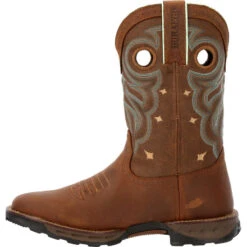 Women's Durango Brown Maverick Waterproof Boot #DRD0417 -Durango Shop DRD0417 instep 1