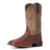 Men's Ariat Valor Ultra Peanut Brown Square Toe Boot #10034081 -Durango Shop F20 MNS WEST 10034081 3 4 front