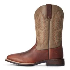 Men's Ariat Valor Ultra Peanut Brown Square Toe Boot #10034081 -Durango Shop F20 MNS WEST 10034081 side