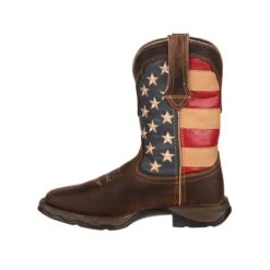 Women's Durango Lady Rebel Patriotic Boot #RD4414 -Durango Shop RD4414 instep profile