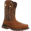 Men's Rocky 2-Tone Brown Carbon Toe Work Boot #RKW0350 -Durango Shop RKW0350 reg