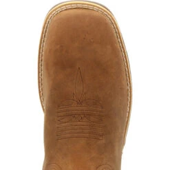 Men's Rocky Brown Waterproof Western Boot #RKW0366 -Durango Shop RKW0366 birdseye 1