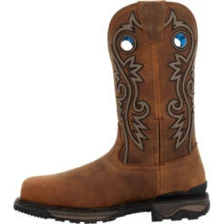 Men's Rocky Carbon 6 Carbon Toe Waterpoof Work Boot #RKW0376 -Durango Shop RKW0376 instep