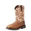 Men's Ariat Workhog Patriot Steel Toe Work Boot #10022968 -Durango Shop S18 MNS WORK Holt 10022968 3 4 front