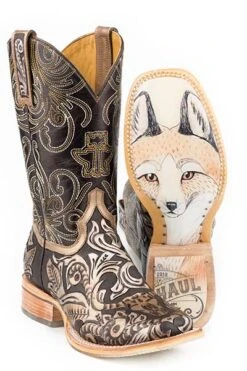 Women's Tin Haul Golden Horns Western Boot #14-021-0077-1413BR 7 Women's Tin Haul Golden Horns Western Boot #14-021-0077-1413BR -Durango Shop ac950e280bd26f858948811ea69f9666