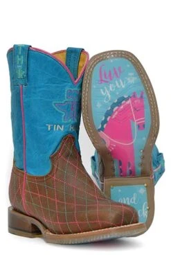 Children's Tin Haul Hearts & Colts Western Boot #14-018-0101-5013 -Durango Shop b3e673209086fb87a32777694c4daa64