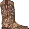 Women's Corral Brown Embroidered Boot #A4164-C 1 Women's Corral Brown Embroidered Boot #A4164-C -Durango Shop img19342 corral women s overlay square toe cowgirl boots 600x 83125