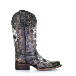 Women's Corral White Skull & Studs Boot #Z5005 -Durango Shop z5005a
