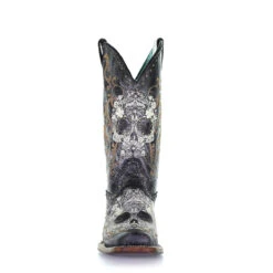 Women's Corral White Skull & Studs Boot #Z5005 -Durango Shop z5005b